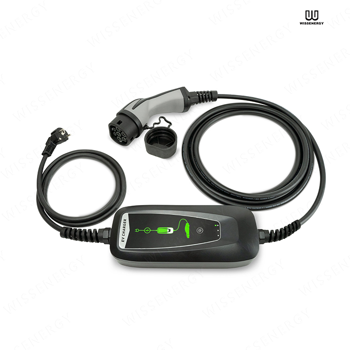 Mode 2 EV Portable Charger (10/13/16A 1 phase 3.6KW) with 16ft/5m Type 1/2 connector Featured Image