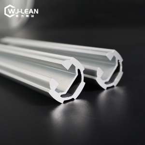 Anozied aluminum alloy profile tube with groove