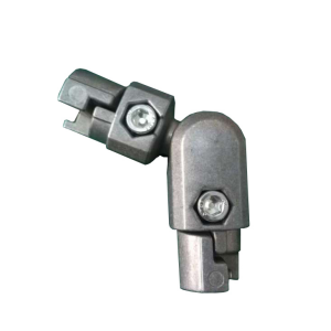 Easy assembly 180 degree internal rotary aluminum joint at both ends Karakuri System Connector
