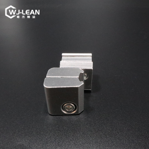 Aluminum alloy fittings parallel rotatable joint easy assembly tube connector aluminum accessory