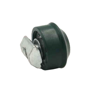 Light weight pulley with slider movable accessory for linear rolling component