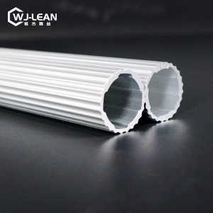 Roller shaft corrugated aluminum tube aluminum alloy lean tube