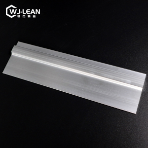 Aluminum profile with retain edge aluminum alloy lean tube