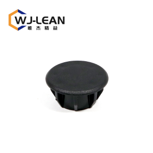 Easy assembly decorative and protective plastic cap lean tube accessory