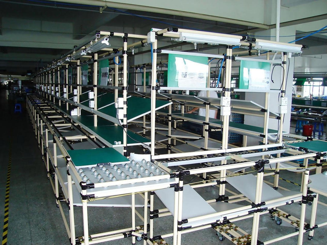 Product advantages of lean pipe shelf