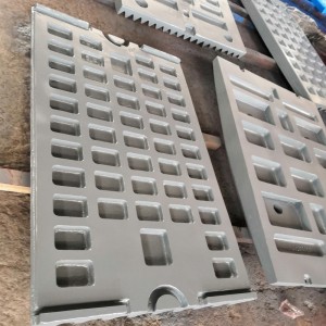 Mining Equipment Jaw Crusher Wear Parts Fixed/Swing Jaw Plate
