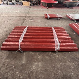 WUJING Stone Jaw Crusher Casting Wear Parts Fixed/Swing Jaw Plate