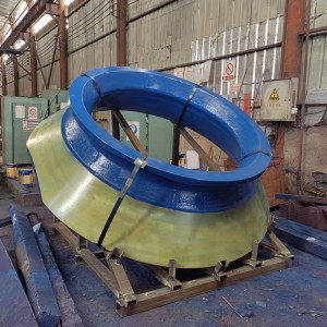 High Manganese Steel Parts Crusher Wear Parts Cone Liner Bowl Liner Concave