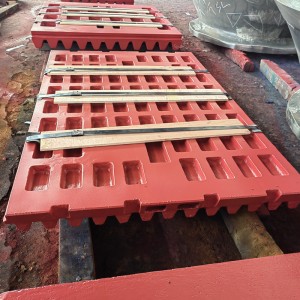 MN13CR2 MN18CR2 Crusher Wear Parts Swing/Fixed Jaw Plate QJ340/C12 Jaw Liner