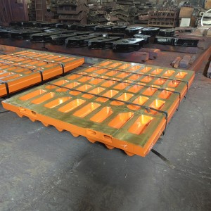 High Manganese Steel Parts Crusher Wear Parts QJ340/C12 Jaw Liner Jaw Plate