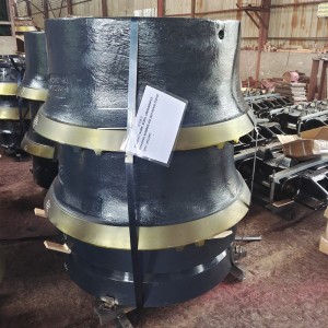 Mining Equipment CH440  Cone Crusher Wear Parts Concave & Mantle 452.3027-02 & 442.7225-02