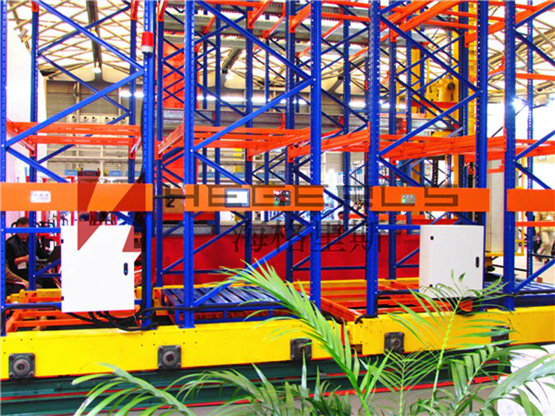 china factory electrical mobile pallet racking system with 100% selective