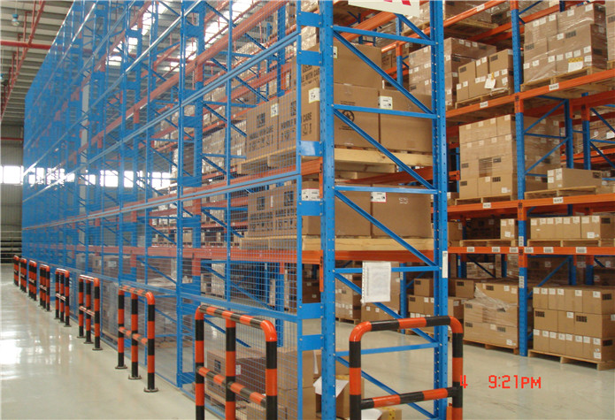 china Warehouse Storage Heavy Duty single deep and double deep Steel selective Pallet Racking System