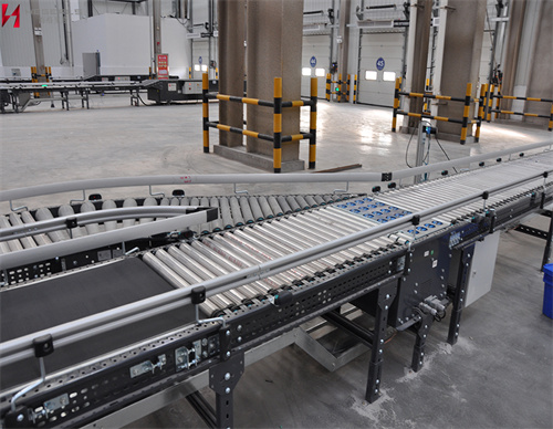 Logistics recommendation ｜ split sorting roller conveyor Hebei roller conveyor realizes multi variety collinear split transportation