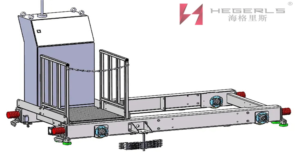 Hegerls e-commerce warehousing and logistics automation equipment machinery ｜ new automatic cross track running rail RGV shuttle