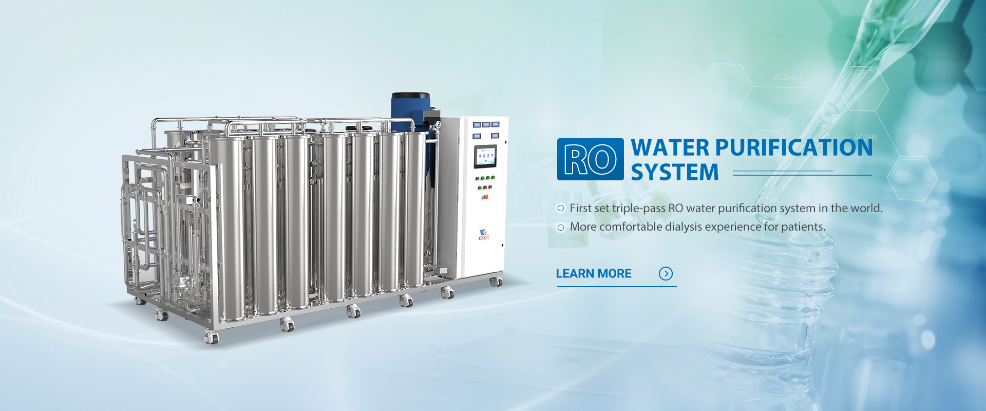 Hemodialysis RO पानी प्रणाली