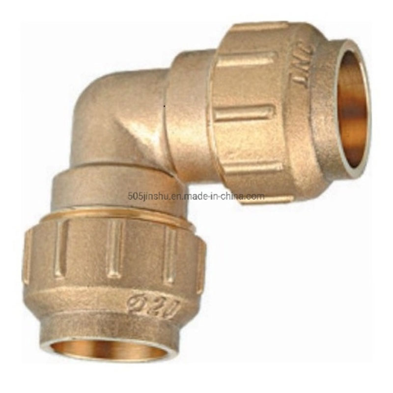 Plumbing Brass Push Fit Fittings Quick Release Bite Fittings Brass Equal Coupling Connector Featured Image