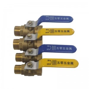 Brass Forged Female Brass Ball Valve with Steel Handle Copper Fittings