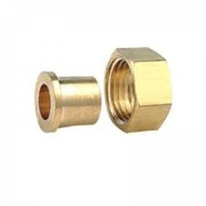 Factory Direct Sale Brass Welding Female Connector Two Parts