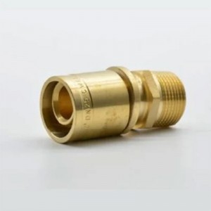 Fast delivery 1/2 Inch Lead Free Compression Coupler Threaded Brass Pex Elbow Pipe Fittings