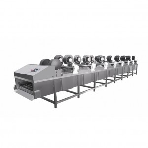 Air drying machine for package food