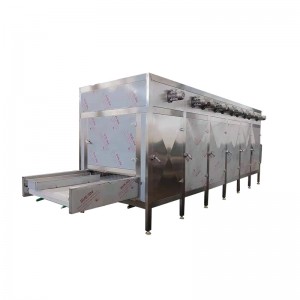 Multi layer steam belt type dryer for package food