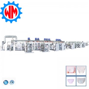 CE Full Servo 400Pcs/Min Lady Pants Mesntrual Panties Making Machine Stable Production