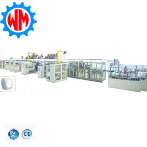 Full Servo 700pcs/min Baby Training Pants Production Line Stable Prodcution CE Certificate