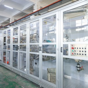 Full Servo 700pcs/min Baby Training Pants Production Line Stable Prodcution CE Certificate