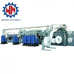 Small Scale Baby Diaper Making Machine Production Line Full Automatic Diaper Manufacturing Machine