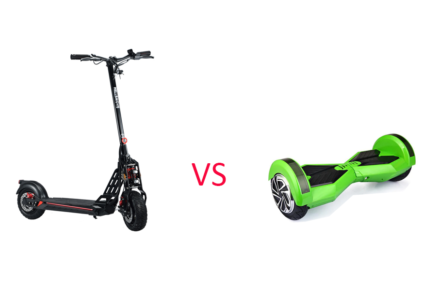 Quelle est la différence entre un scooter électrique et une voiture d'équilibre
