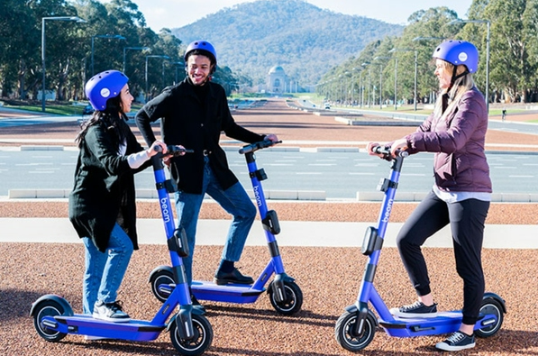 Canberra'nın ortak elektrikli scooter kapsama alanı güney banliyölerini de kapsayacak şekilde genişletilecek
