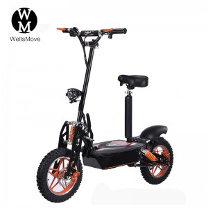 China wholesale Off Road Three Wheel Electric Scooter Factories –  12 inch big wheel off road electric scooter – WellsMove