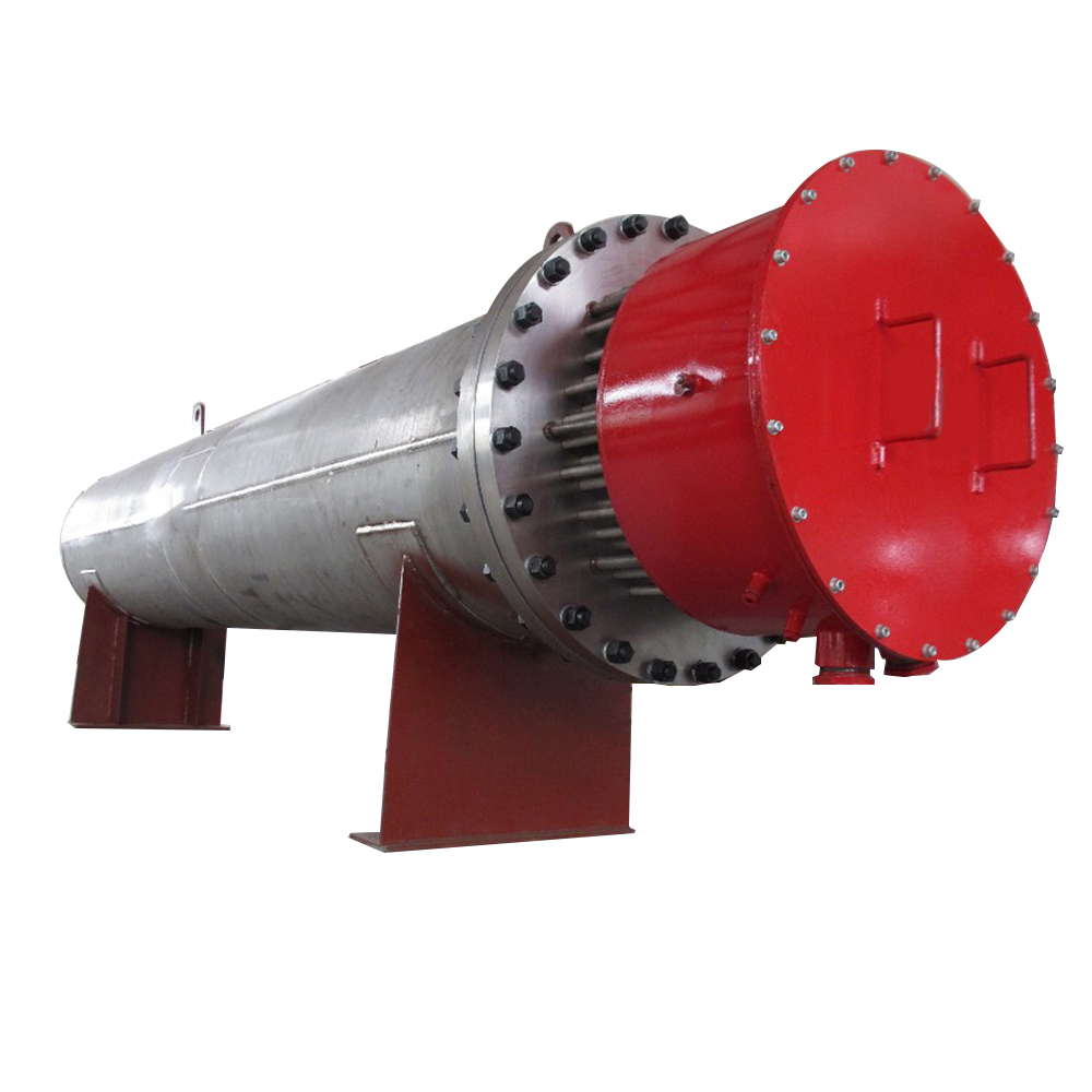 Industrial electric heater for heavy oil