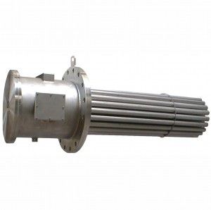 Immersive type industrial flange heater