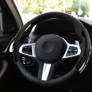 Jdm Car Non-Slip Carbon Fiber Steering Wheel Cover