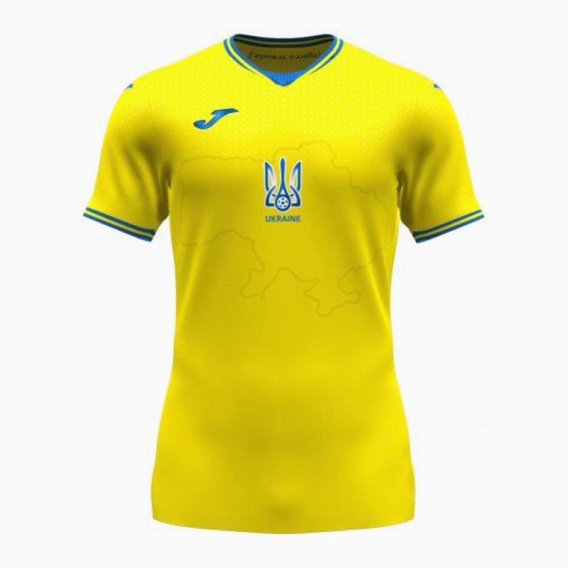 China Wholesale Germany Soccer Uniform Exporters –  Ukraine Soccer Jersey Home Replica 2021  – WoHoo
