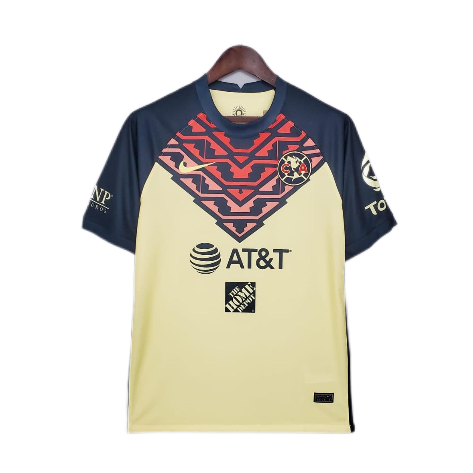 China Wholesale Barcelona Fc New Jersey Manufacturers Suppliers –  Club America Soccer Jersey Home Replica 2021/22  – WoHoo