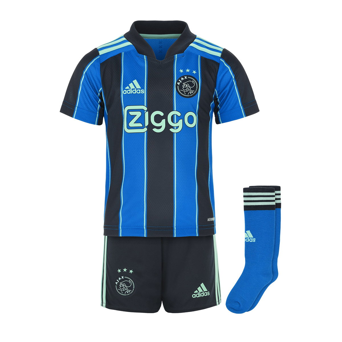 China Wholesale Futbol Jersey Manufacturers Suppliers –  Ajax Kid Soccer Jersey Away Kit(Jersey+Short+Socks)Replica 2021/22  – WoHoo