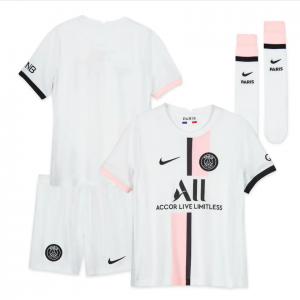 PSG Kid’s Soccer Jersey Away Whole Kit  (Jersey+Short+Socks)Replica 2021/22