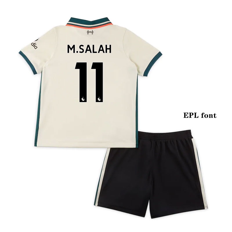China Wholesale Mohamed Salah Jersey Exporters –  Liverpool Kid’s Soccer Whole kit(Jerseys+Short+Socks) Away Replica 2021/2022  – WoHoo