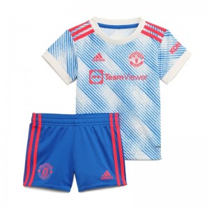 Manchester United Kid Soccer Jersey Kit(Jersey+Short) Away SANCHO #25 Replica 2021/22