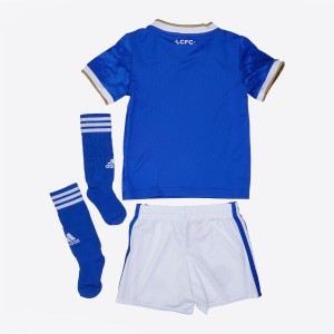 Leicester Kid City Soccer Jersey Kit(Jersey+Short+Socks)Home Replica 2021/22