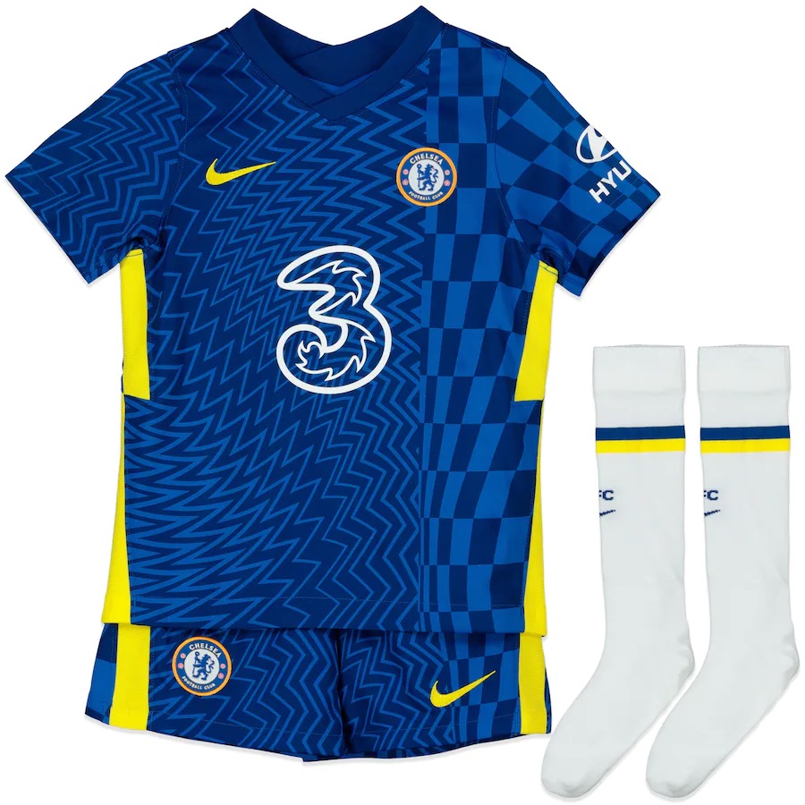 China Wholesale Fc Barcelona New Kit Exporters –  Chelsea Soccer Jerseys Kid Home Replica 2021/2022  – WoHoo