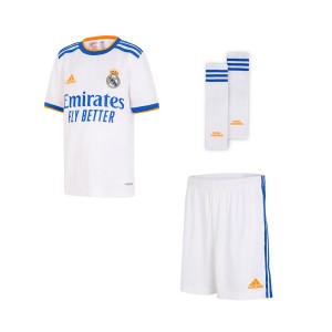 Real Madrid Soccer Jerseys Kid Home 2021/2022