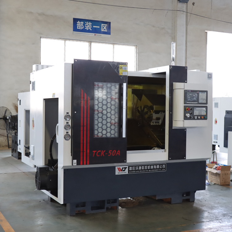 High rigidity cnc lathe machine TCK50A cnc inclined bench turning lathe for metal Featured Image