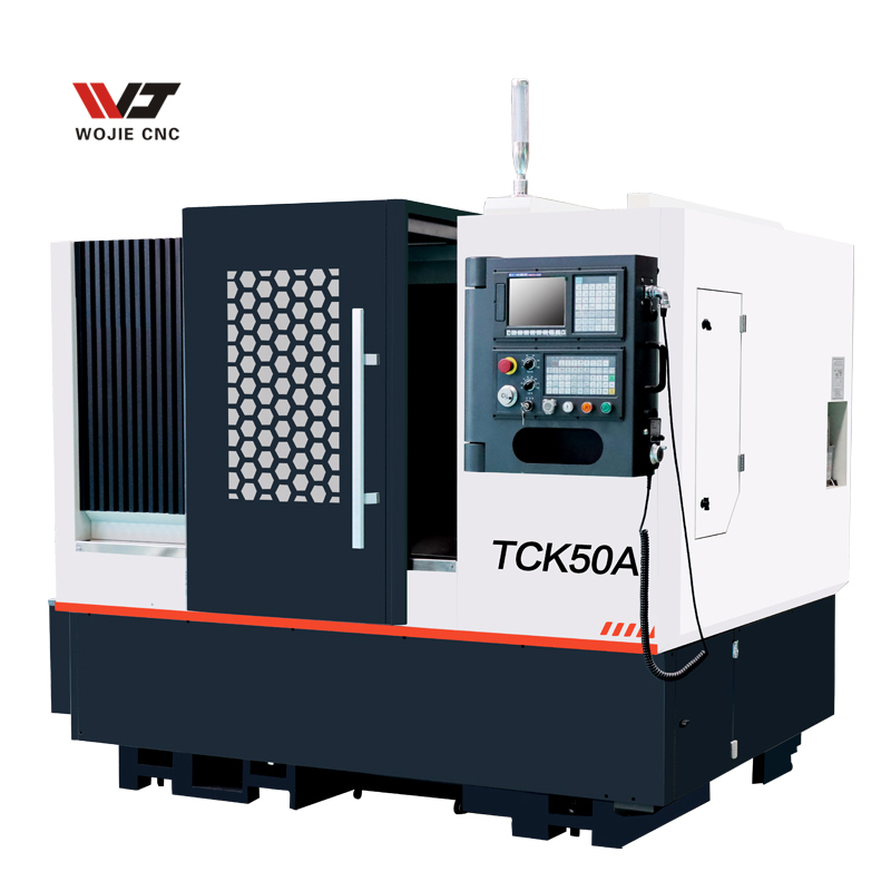 High rigidity cnc lathe machine TCK50A cnc inclined bench turning lathe for metal