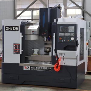 WOJIE XH7126 small vertical cnc milling machine CNC Milling center 4 axis vmc machining center for sale