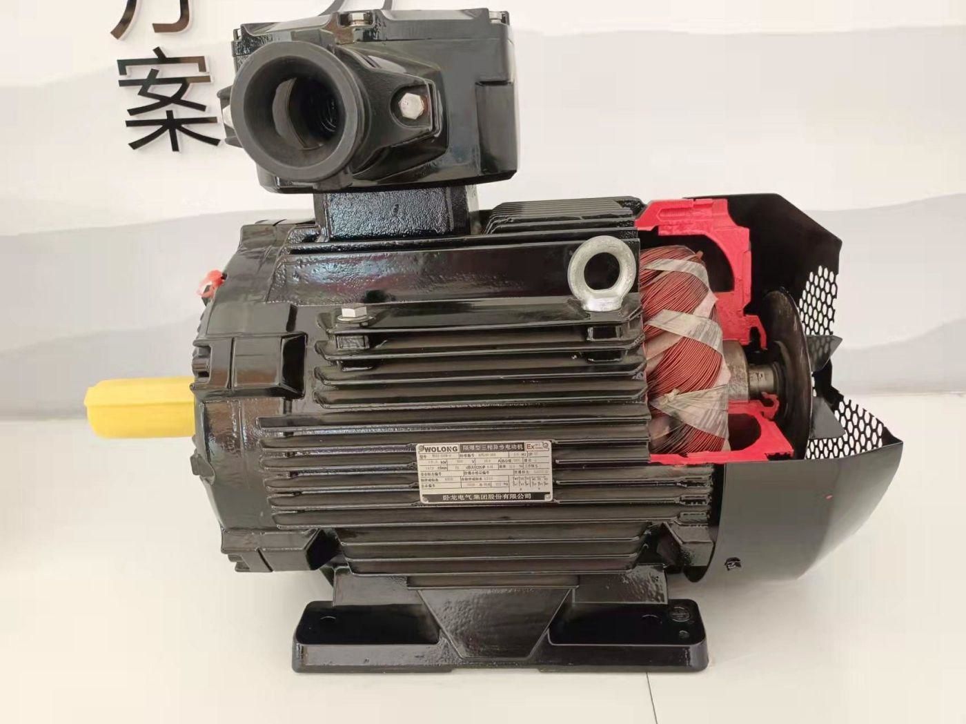 What do I need to be aware of when running an explosion-proof motor?