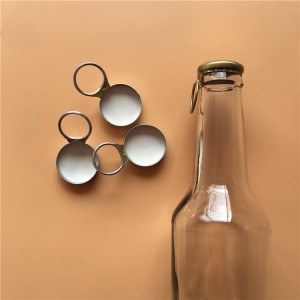 Discount Price Maxi -P Caps Ring Pull Aluminium Caps for Juice Drink Glass Bottle